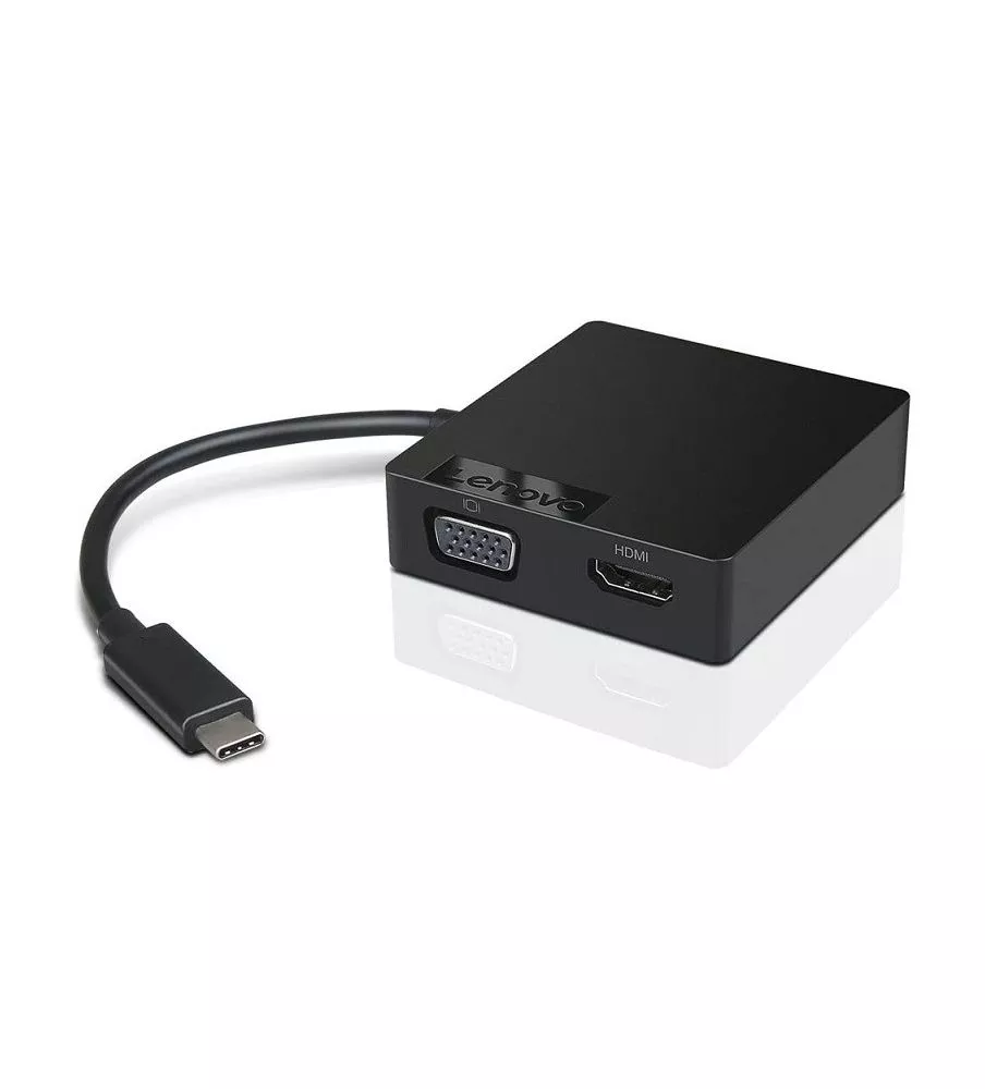 Lenovo USB-C 4 in 1 Travel Docking Station with HDMI VGA USB 3.0