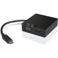 Lenovo USB-C 4 in 1 Travel Docking Station with HDMI VGA USB 3.0