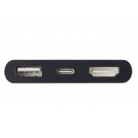 Acer 3-IN-1 ADAPTER: USB TYPE-C GEN1 TO DISPLAYPORT OVER USB-C & HDMI & DC-IN. ACB810 BULK PACK