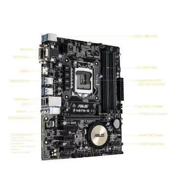 ASUS Micro ATX DDR3 2600 LGA 1150 Motherboards H97M-E/CSM