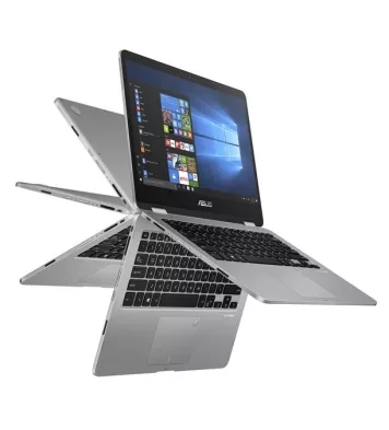 Asus VivoBook FLIP  CONVERTIBLE 2-IN-1 Core™ i3-8145U 2.1GHz 128GB SSD 4GB 14" (1920×1080) TOUCHSCREEN WIN10 