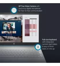 HP 15.6" Laptop FHD & IPS Display (AMD Ryzen 5 5500U 6-Core, 8GB RAM, 256GB SSD, AMD Radeon, (1920x1080), FP Reader, Win 10 