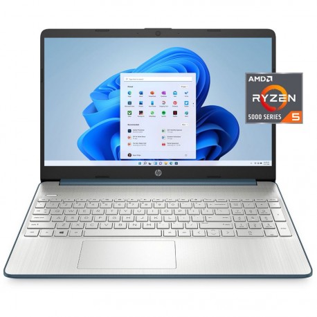 HP 15.6" Laptop FHD & IPS Display (AMD Ryzen 5 5500U 6-Core, 8GB RAM, 256GB SSD, AMD Radeon, (1920x1080), FP Reader, Win 10 