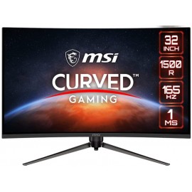 MSI Optix AG321CR Curved GAMING 32" (1920x1080) 165Hz 1ms HDMI DP USB2.0 LED Adjustable Stand 