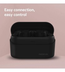 Nokia Power Earbuds Wireless with Charging Case | Up to 150 Hours of Play | Waterproof with Built-in Mic