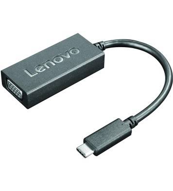 Lenovo USB-C USB TYPE C To VGA Adapter Black GX90M44578