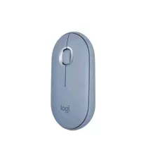 Logitech M350 Pebble Wireless Mouse USB 2.4GHz Blue Gray / Rose