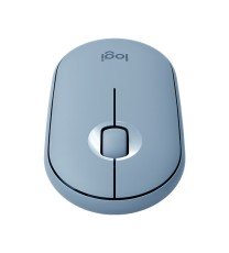 Logitech M350 Pebble Wireless Mouse USB 2.4GHz Blue Gray / Rose