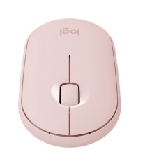 Logitech M350 Pebble Wireless Mouse USB 2.4GHz Blue Gray / Rose