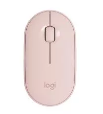 Logitech M350 Pebble Wireless Mouse USB 2.4GHz Blue Gray / Rose