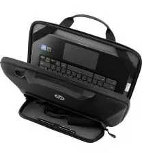 HP 14 inch Hard Rugged Protective Case with Dedicated Pocket for Essentials for Notebooks and Laptops