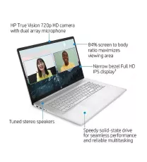 HP 17-CN0168 Core™ i7 1165G7 256GB SSD 8GB 17.3" (1920x1080) WIN10 NATURAL SILVER.