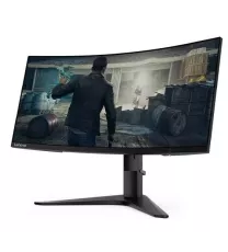 Lenovo G34w GAMING 34" CURVED Gaming monitor WQHD (3440x1440) 3 Side NearEdgeless 144Hz HDMI Adjustable Stand BLACK.