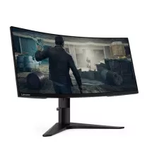 Lenovo G34w GAMING 34" CURVED Gaming monitor WQHD (3440x1440) 3 Side NearEdgeless 144Hz HDMI Adjustable Stand BLACK.