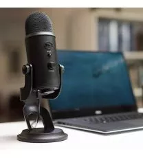 Logitech BLUE Yeti USB streaming Microphone BLACKOUT