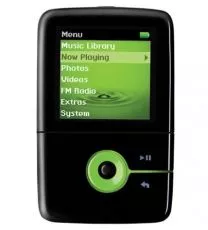 Creative ZEN V 2GB MP3 Player with Colour Screen - Black/Green