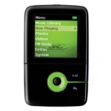 Creative ZEN V 2GB MP3 Player with Colour Screen - Black/Green