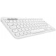 Logitech K380 Wireless Multi-Device Keyboard, English QWERTY Spanish Layout - White