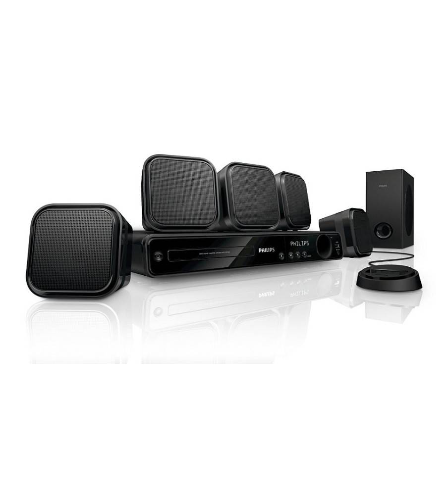 Philips 5.1 DVD Home Theater w/ 1080p HDMI Upconversion & iPod Dock - HTS3371D/F7