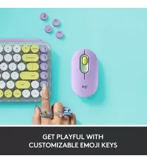 Logitech POP Keys Wireless Mechanical keyboard with Customizable Emoji Keys