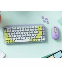 Logitech POP Keys Wireless Mechanical keyboard with Customizable Emoji Keys