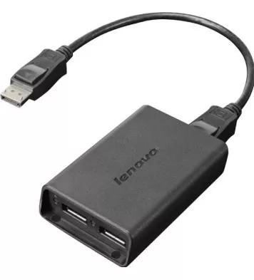 Lenovo DisplayPort to Dual DisplayPort Adapter