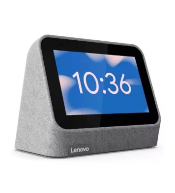 Lenovo Smart Clock (2nd Gen) 4" Smart Display w/Google Assistant HEATHER GRAY