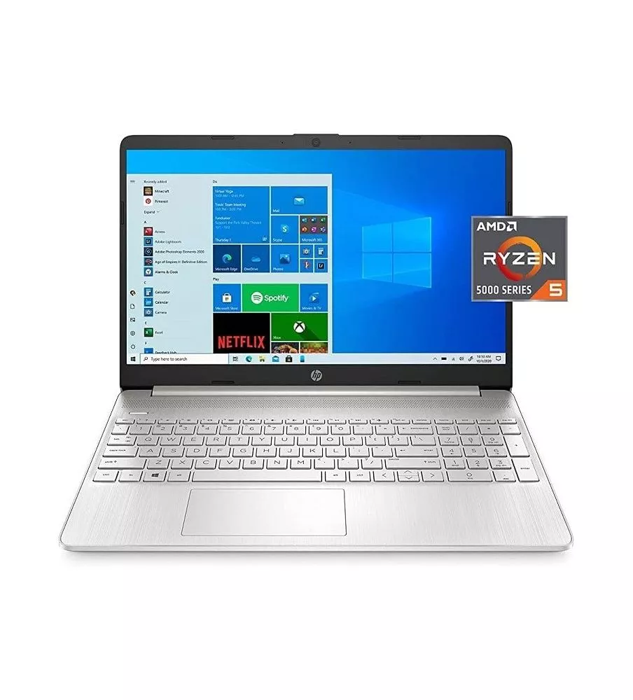 HP 15-EF laptop AMD Ryzen™ 5 5500U 256GB SSD 8GB 15.6" (1920x1080) WIN10 FP Reader