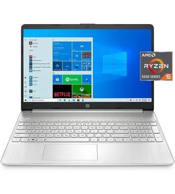 HP 15-EF laptop AMD Ryzen™ 5 5500U 256GB SSD 8GB 15.6" (1920x1080) WIN10 FP Reader