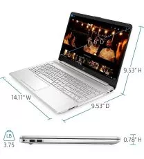 HP 15-EF laptop AMD Ryzen™ 5 5500U 256GB SSD 8GB 15.6" (1920x1080) WIN10 FP Reader