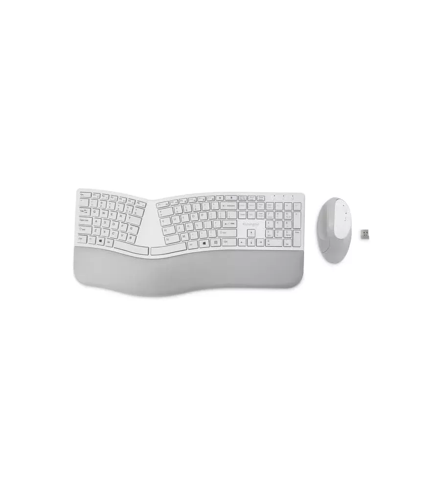 Kensington Pro Fit Ergonomic Wireless Keyboard and Mouse - Grey