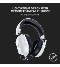 Razer BlackShark V2 X Wired Gaming Headset White 7.1