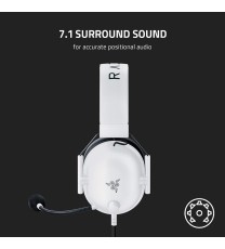 Razer BlackShark V2 X Wired Gaming Headset White 7.1