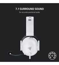 Razer BlackShark V2 X Wired Gaming Headset White 7.1