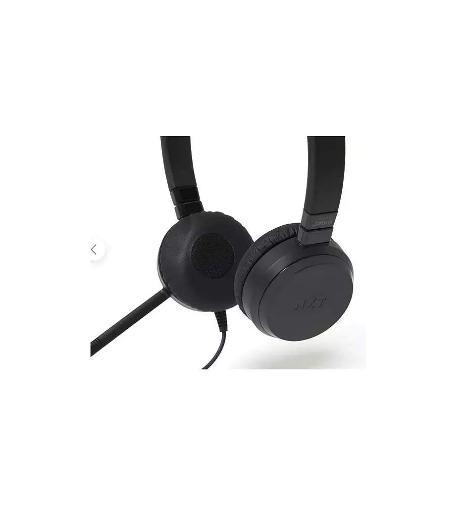 NXT Technologies UC-2000 Noise-Canceling Stereo Computer Over-the-Head Headset BLACK