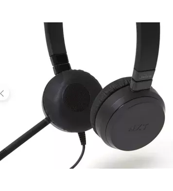 NXT Technologies UC-2000 Noise-Canceling Stereo Computer Over-the-Head Headset BLACK