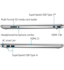 HP 15-DY5013 Core™ i7-1255U 512GB SSD 16GB 15.6" (1920x1080) TOUCHSCREEN WIN11 Backlit Keyboard FP Reader