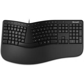 Microsoft LXM-00004 Wired Ergonomic Keyboard, Black