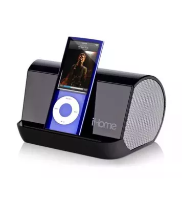 iHome iHM9 Portable Stereo System for iPod, iPhone, and MP3 Players (Black)