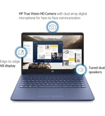 HP Stream 14-CF2111 intel Dual-Core N4120 64GB eMMC 4GB 14" (1366x768) WIN11 BLUE