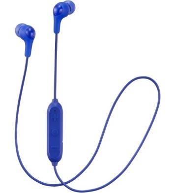 JVC Soft Wireless Earbud with Stayfit Tips Remote and Mic Bluetooth Blue