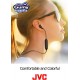 JVC Soft Wireless Earbud with Stayfit Tips Remote and Mic Bluetooth Blue