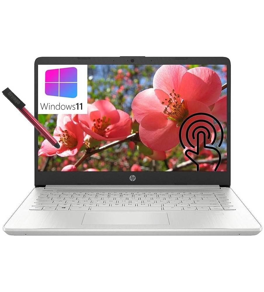 HP Laptop 14 Quad core Pentium Silver N5030 1.1GHz 256GB SSD 4GB 14"(1366×768) BT WIN11 Webcam NATURAL SILVER