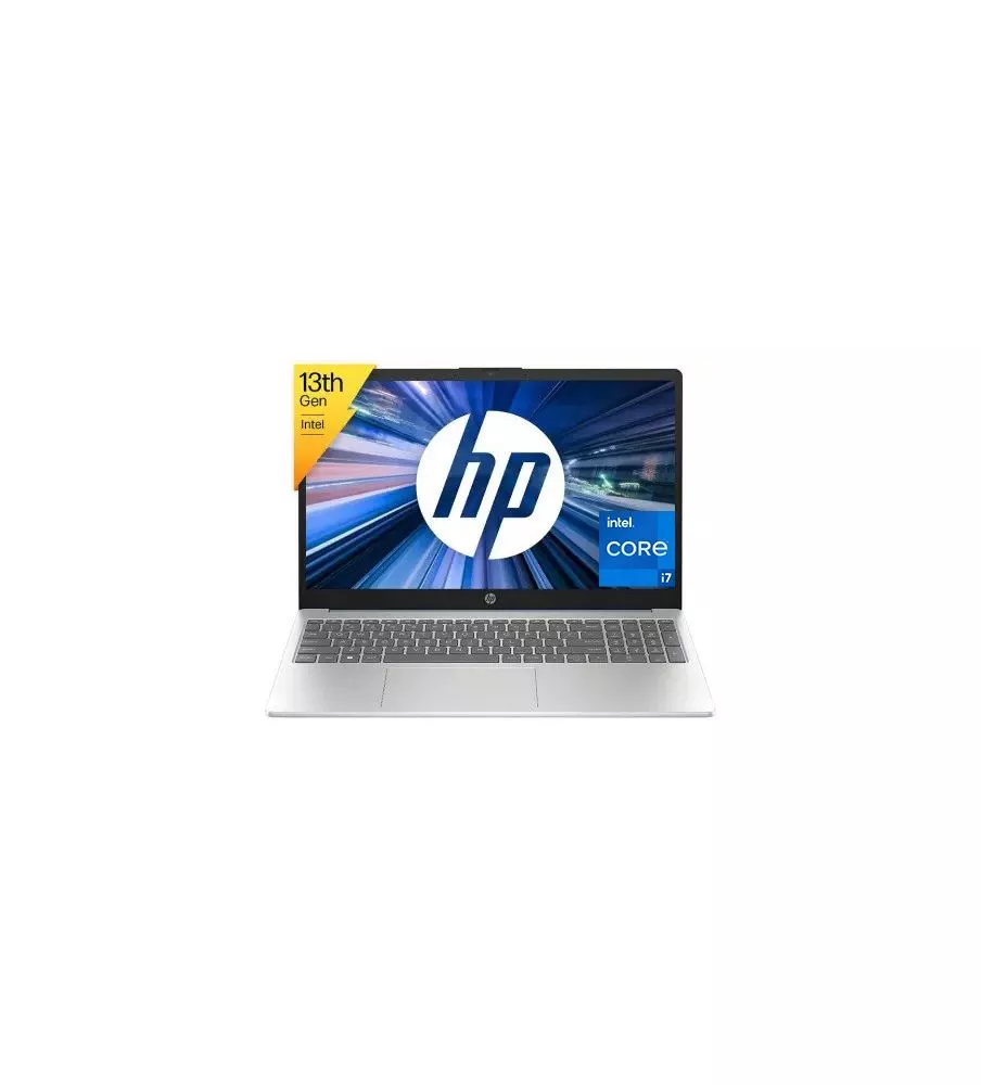 HP 15-FD0707 laptop Core™ i7-1355U 256GB SSD 8GB 15.6" (1920x1080) WIN11 SILVER Backlit Keyboard