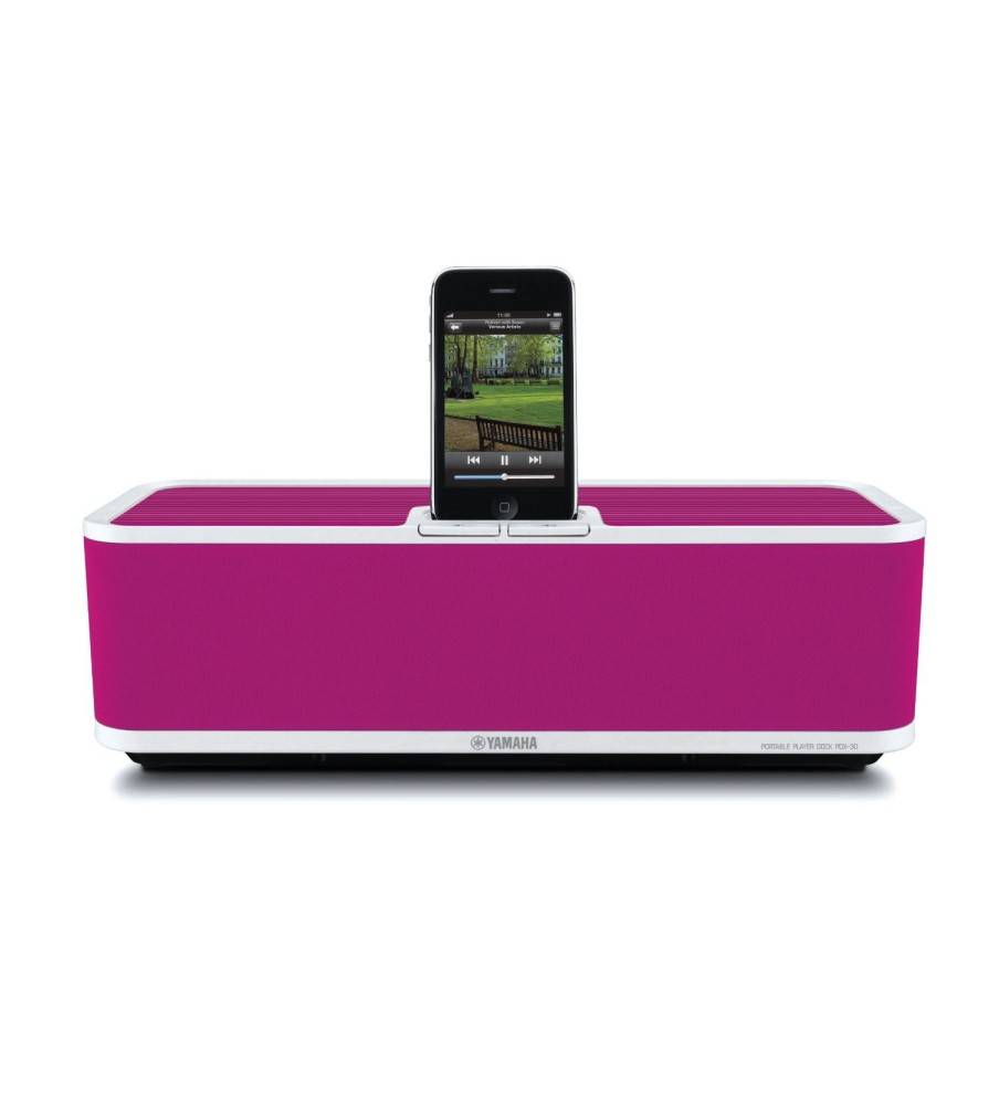 Yamaha PDX-30PI Speaker Dock for iPod and iPhone, 1 Each(Pink)