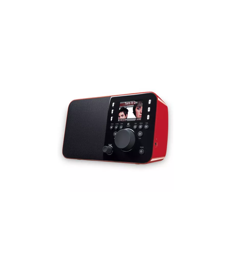 Logitech Squeezebox Radio Music Player with Color Screen (Red)