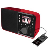 Logitech Squeezebox Radio Music Player with Color Screen (Red)