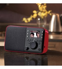 Logitech Squeezebox Radio Music Player with Color Screen (Red)