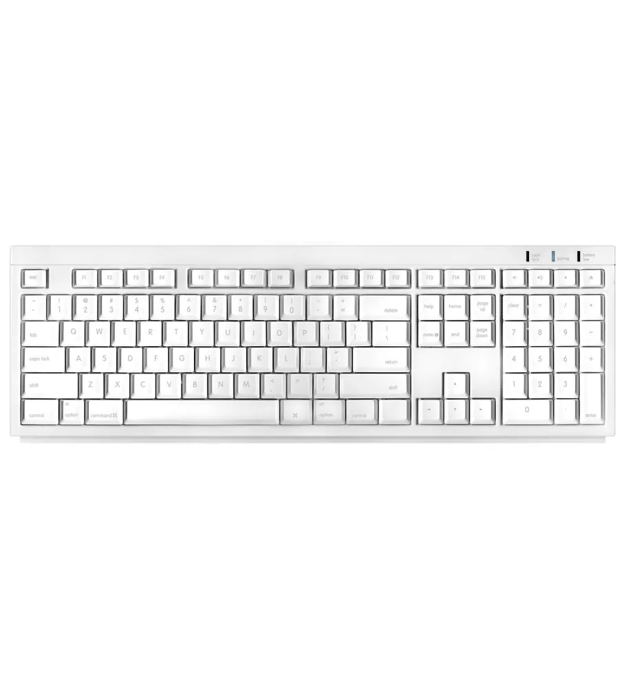 Macally Mac BTKey Wireless Bluetooth Keyboard (White)