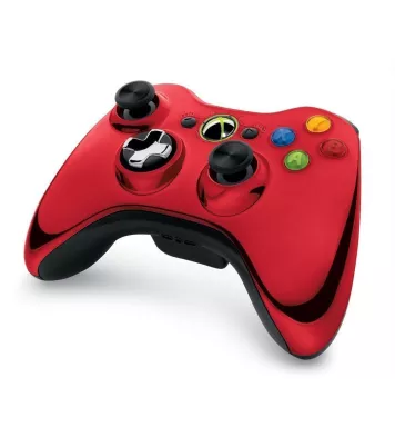 Xbox 360 Limited Edition Red Wireless Controller and Play & Charge Kit